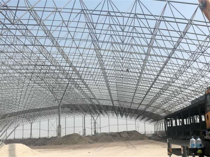 广水钢厂料仓网架工程